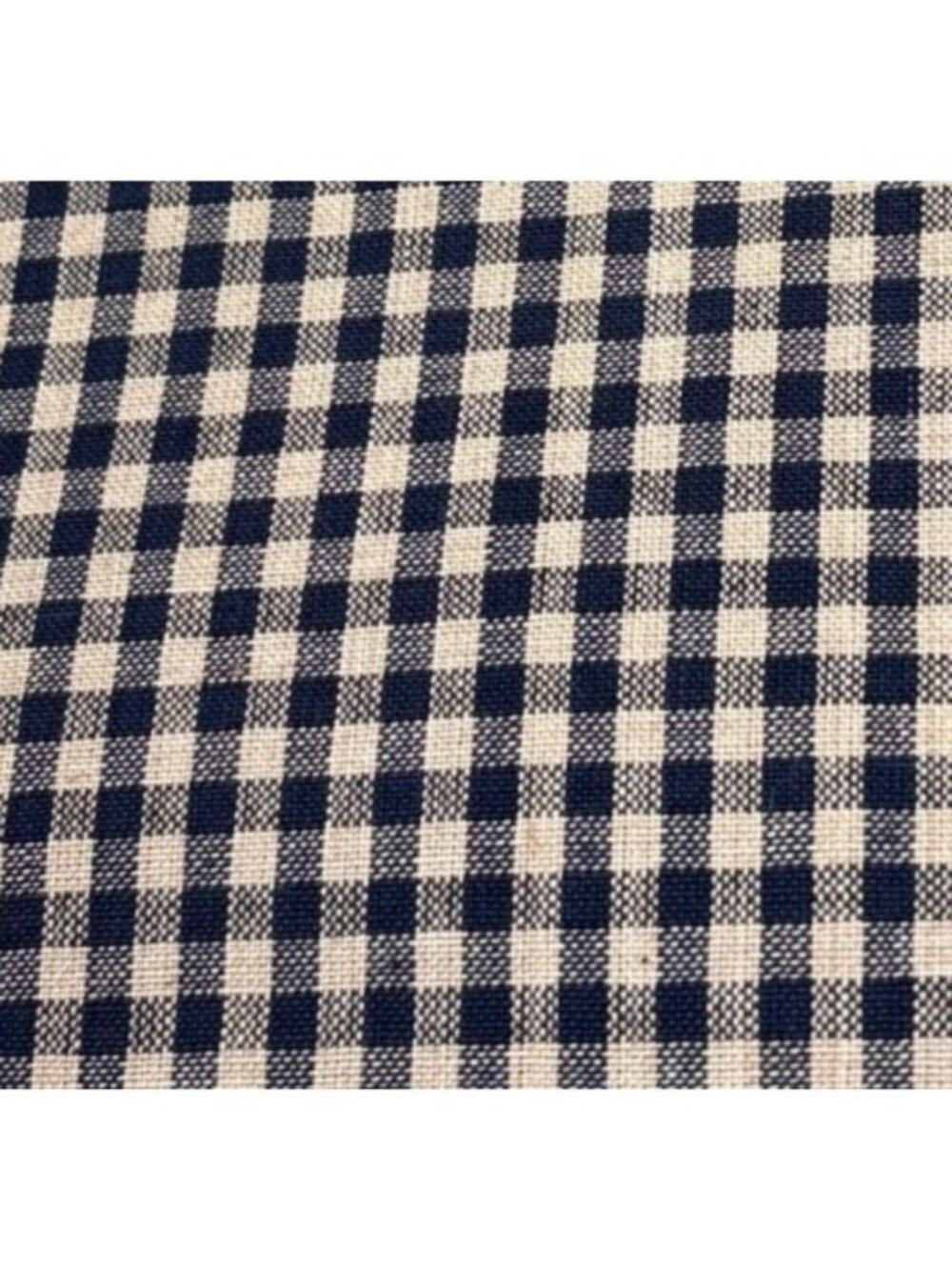 Blue Gingham Check Fabric 23" x 22" Craft Material Cotton